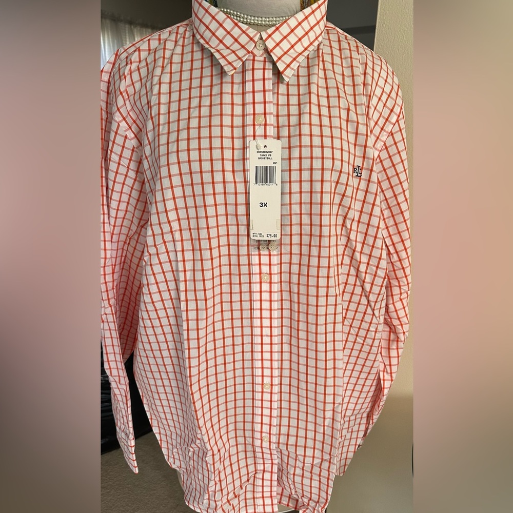 Ralph Lauren 100% Cotton Blouse/shirt NWT
